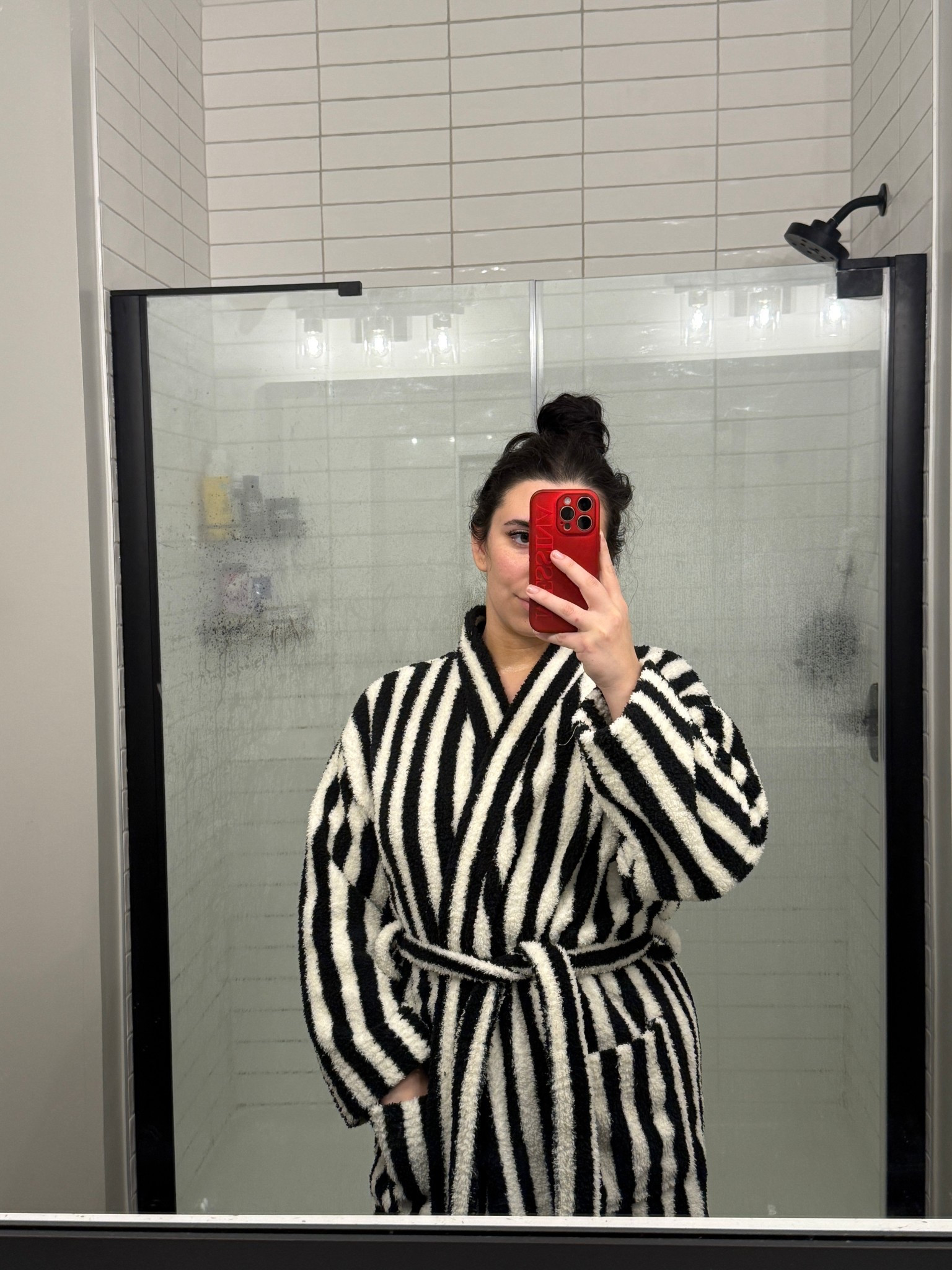 Actually obsessed with this bathrobe #bathrobe #bathroomessentials #stripedbathrobe #LTKBathroom 

#LTKmorningroutine #LTKgrwm #LTKdayinmylife