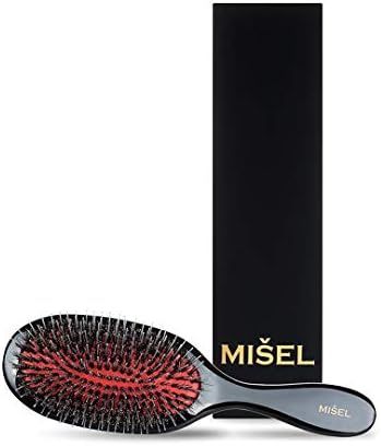 MISEL Professional Salon Approved Boar Bristle Hair Brush for Women and Men | Detangles Thin or Thic | Amazon (US)