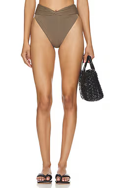 Tularosa Lexi High Waist Bottom in Brown from Revolve.com | Revolve Clothing (Global)