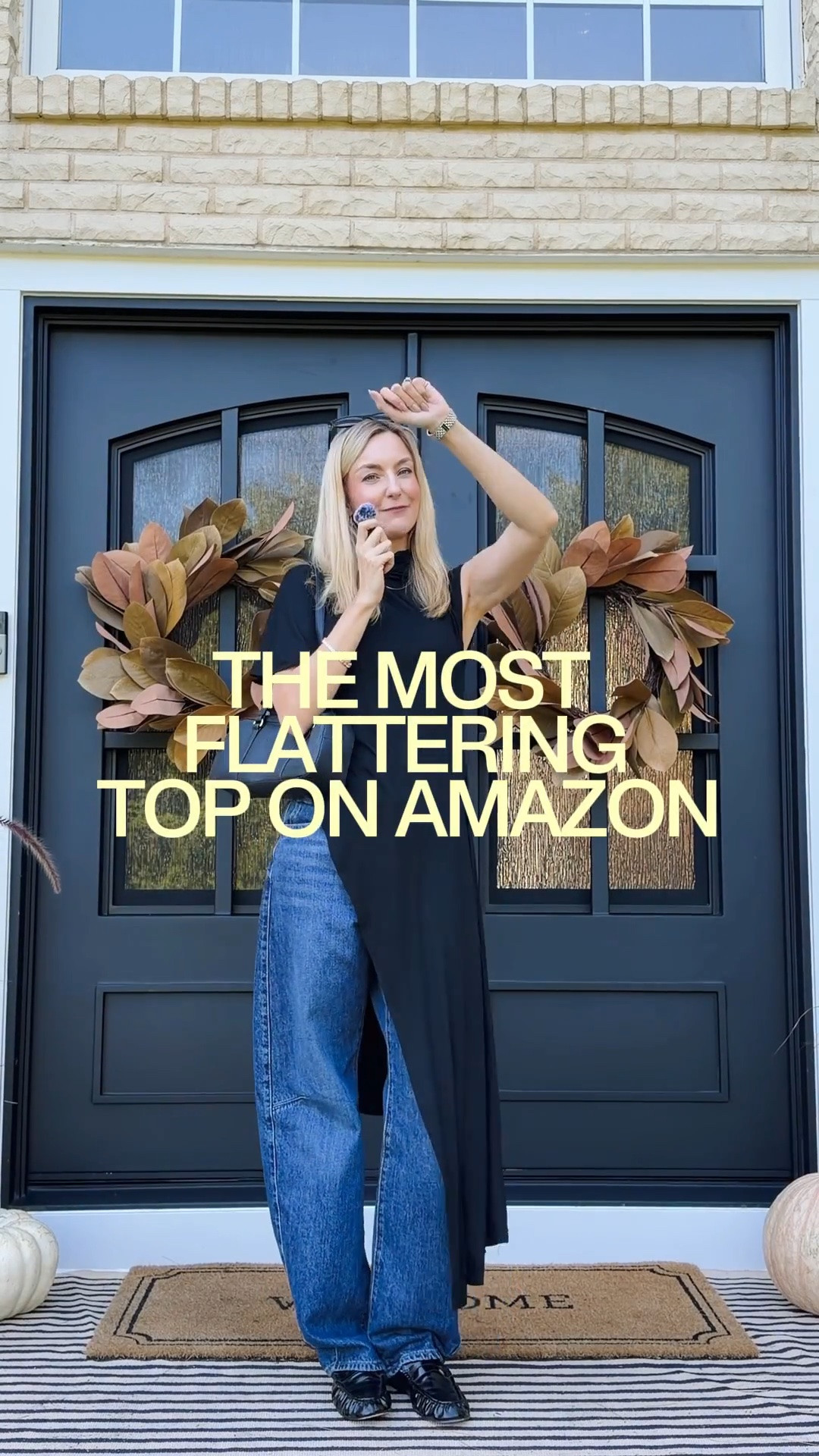 THIS AMAZON BLACK ASYMMETRICAL TOP LIVES UP TO THE HYPE 🖤✨ So flattering, super soft, and elevates any simple fall outfit! 🔥 Wearing size S! #amazonfashion #amazonfinds #asymmetricaltop #fallfashion #falloutfit Fall fashion hauls, business casual workwear

#LTKootd #LTKgrwm #LTKdayinmylife