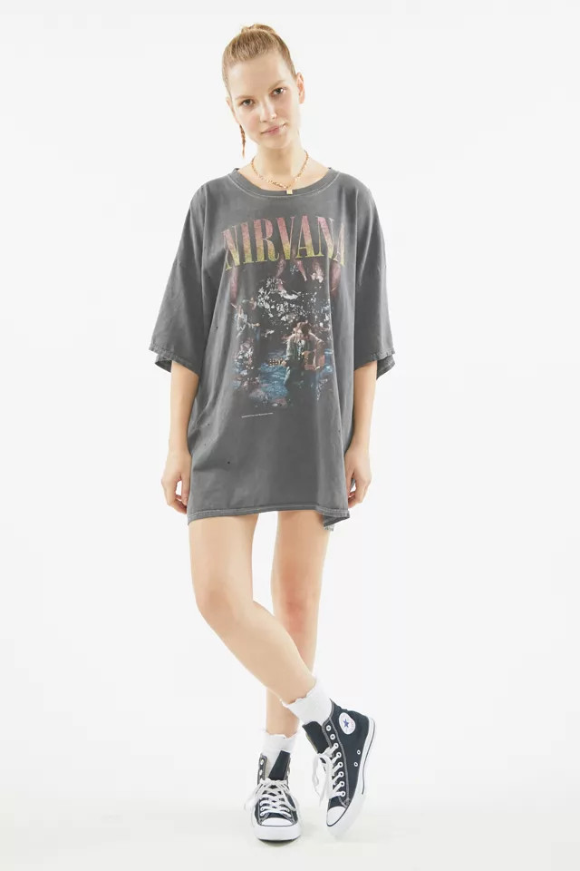 Nirvana Unplugged Oversized Tee | Urban Outfitters (US and RoW)