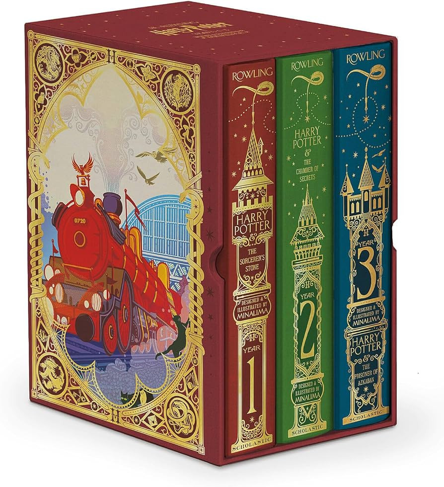 Harry Potter Books 1-3 Boxed Set (MinaLima Edition) (Interactive Illustrated Edition) | Amazon (US)