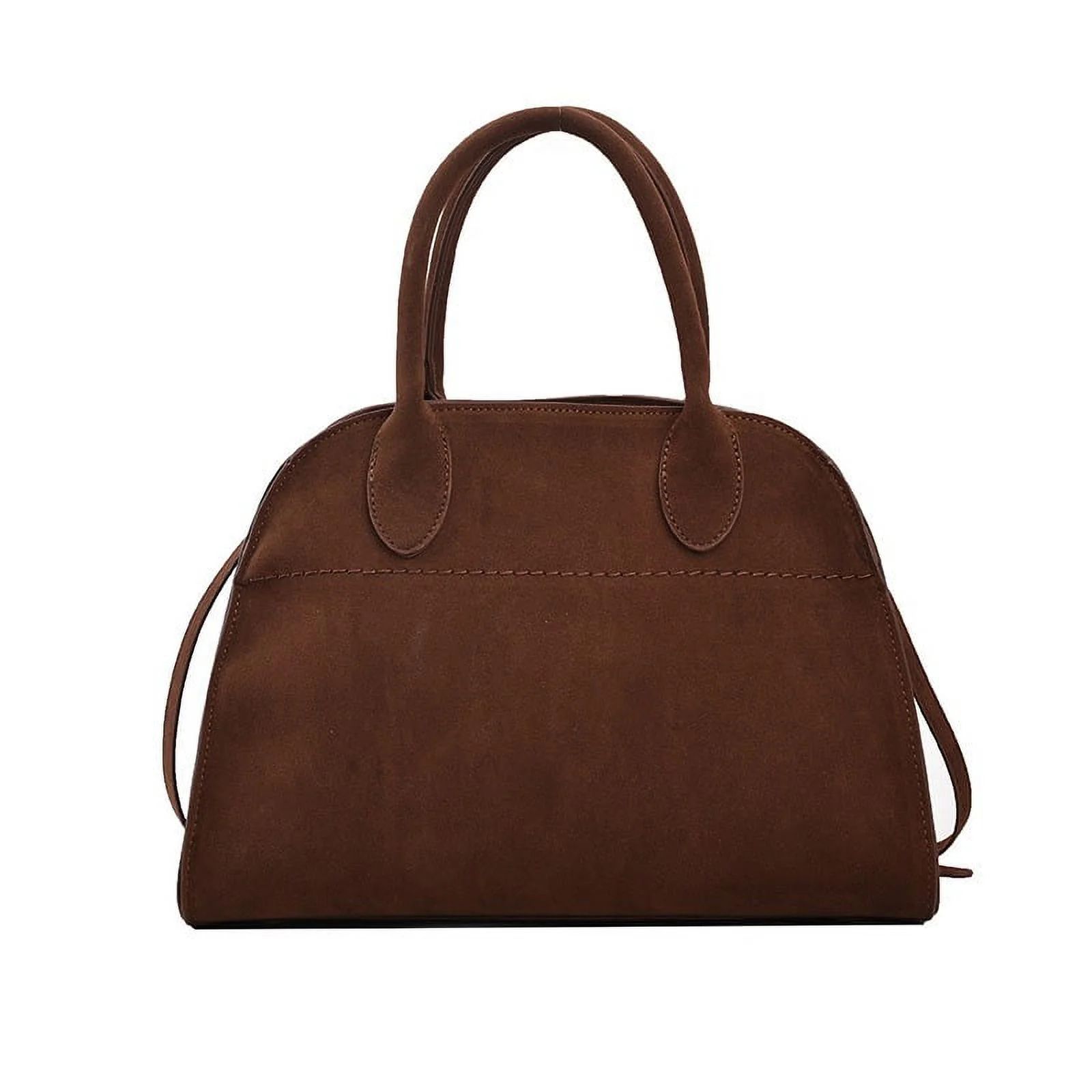 Drimzate Women Suede Tote Bag , Fashion Vintage Shoulder Purse,Satchel Bag(Brown-1) - Walmart.com | Walmart (US)