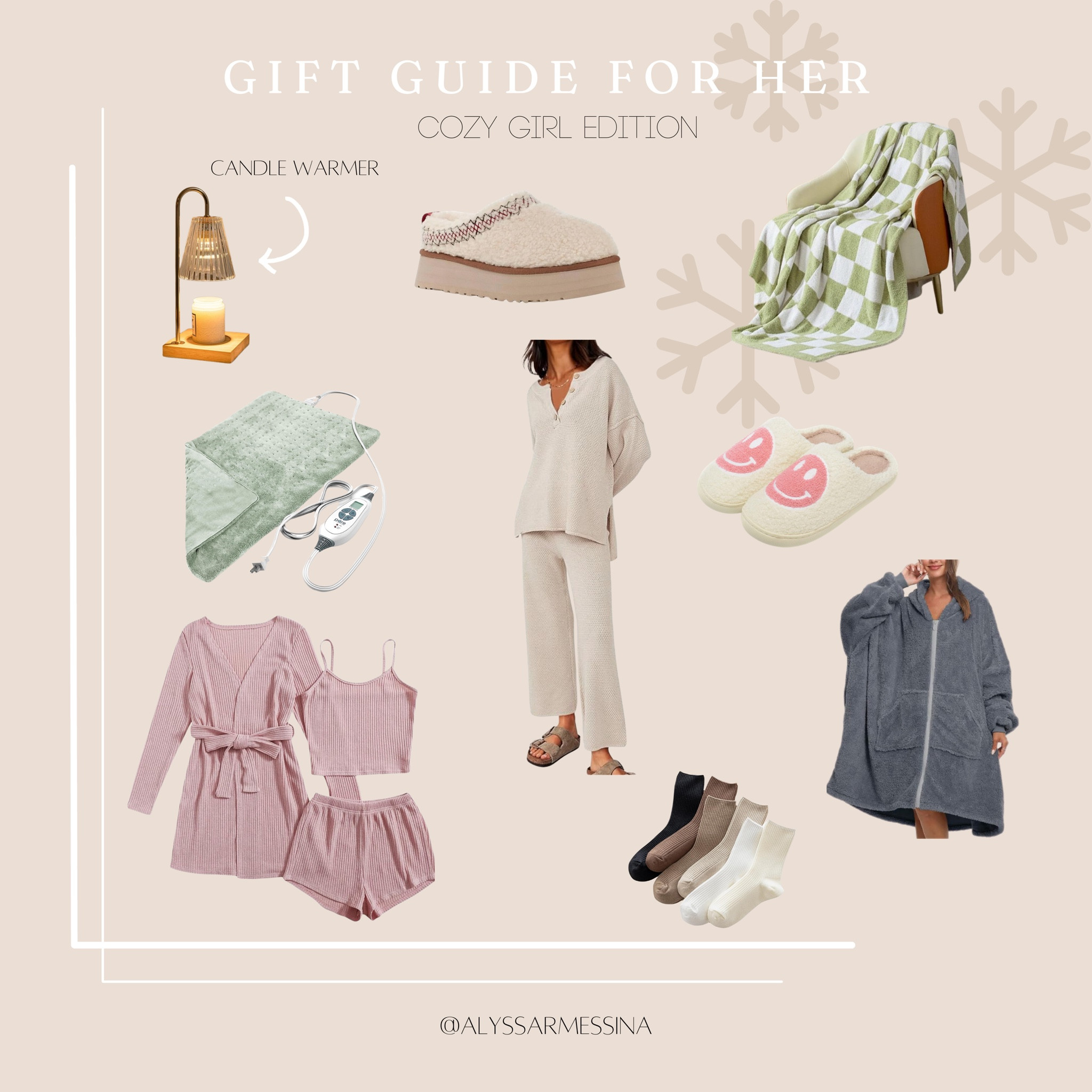 Gift guide for her! Gift ideas for the cozy girl in your life!

Gift guide | gift ideas | cozy girl | cozy girl gifts | gifts for her | cozy outfits | cozy gifts

#LTKGiftGuide #LTKHoliday #LTKCyberWeek