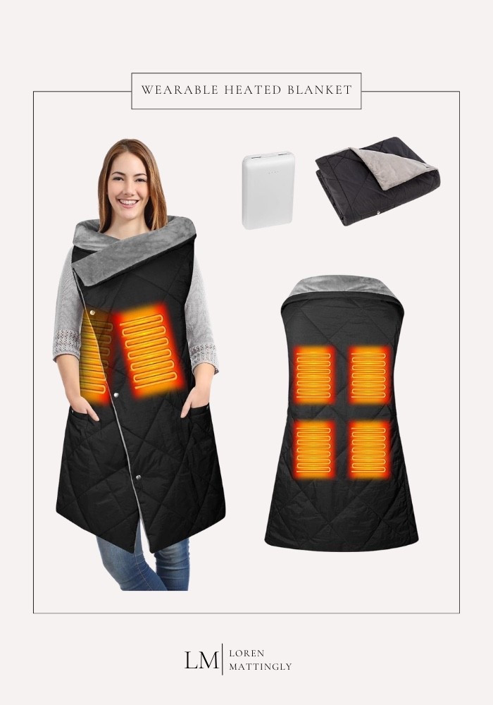Cold snap = officially bringing out the cozy layers. ❄️ 

If you have been feeling that sudden temperature drop (hello Kentucky friends), this wearable heated blanket is one of those pieces that just makes life easier. It is lightweight, actually cute, and keeps your core warm without having to crank the heat in the whole house.

Perfect for:
 • morning coffee on chilly days
 • working at your desk
 • kids’ outdoor sports
 • evening wind-down time

I love solutions that help you stay comfortable without overcomplicating things, and this one has been on repeat lately.
Shop it here! 

#ltkcozy #ltkwinter

#LTKSeasonal