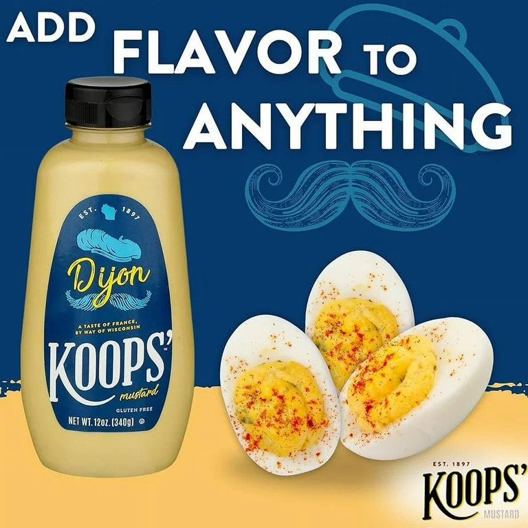 KOOPS' Mustard Dijon Mustard, 12 oz | Walmart (US)