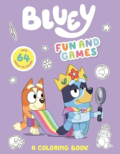 Bluey: Fun and Games: A Coloring Book | Amazon (US)