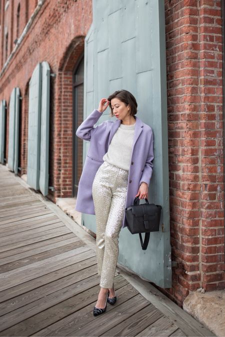 Dressing for these pearly grey January days ✨

Bag @senreve // get $50 off at senreve.com/theprimpysheep

#sezane #everlane #senreve #winterstyle #sequins

#LTKitbag #LTKSeasonal