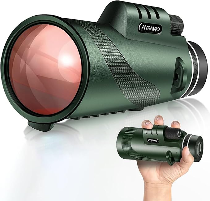 Birthday Gifts for Men Dad Him Husband Teen, 10x42 Compact Monocular Telescope, High Powered FMC ... | Amazon (US)