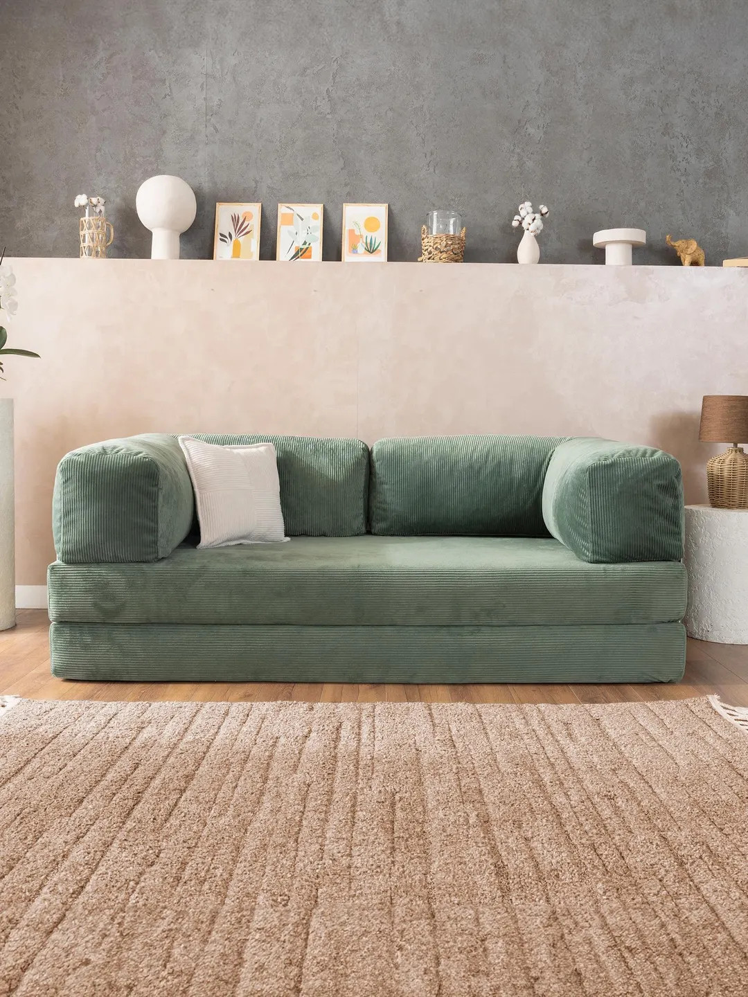 Livingroom Sofas, Modular Sofas, Corduroy Fabric Couch, Floor Sofa, Washable Covers, Livingroom c... | Etsy (US)