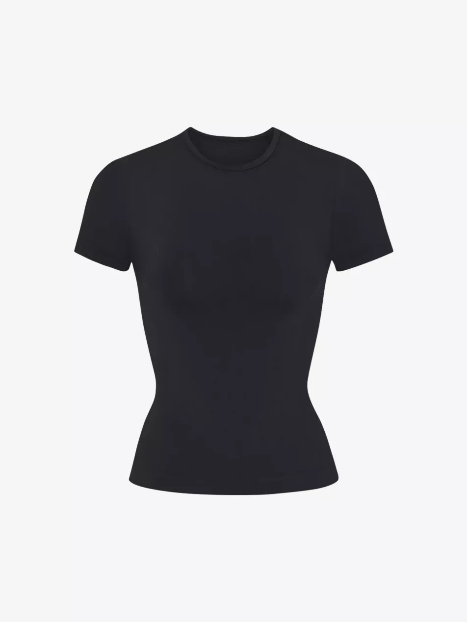 Smoothing slim-fit stretch-woven T-shirt | Selfridges