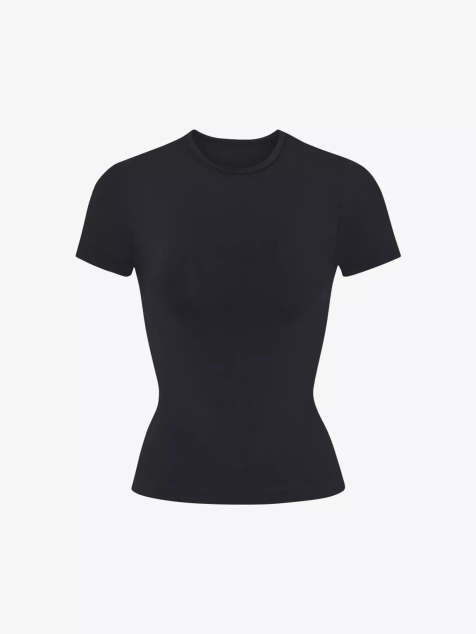 Smoothing slim-fit stretch-woven T-shirt | Selfridges