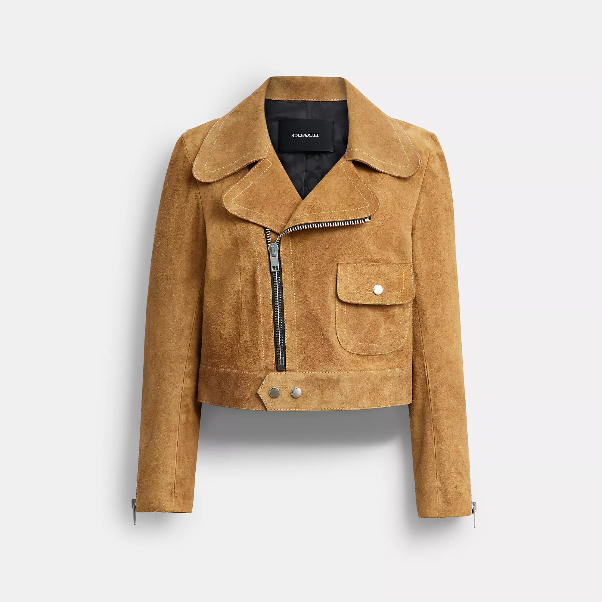 Asymmetric Suede Jacket | Coach (US)
