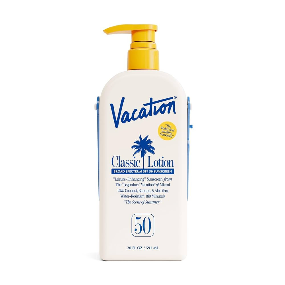 Vacation Classic Lotion SPF 50 Sun Jug, Broad Spectrum Bulk Sunscreen SPF 50, Water Resistant Sun... | Amazon (US)