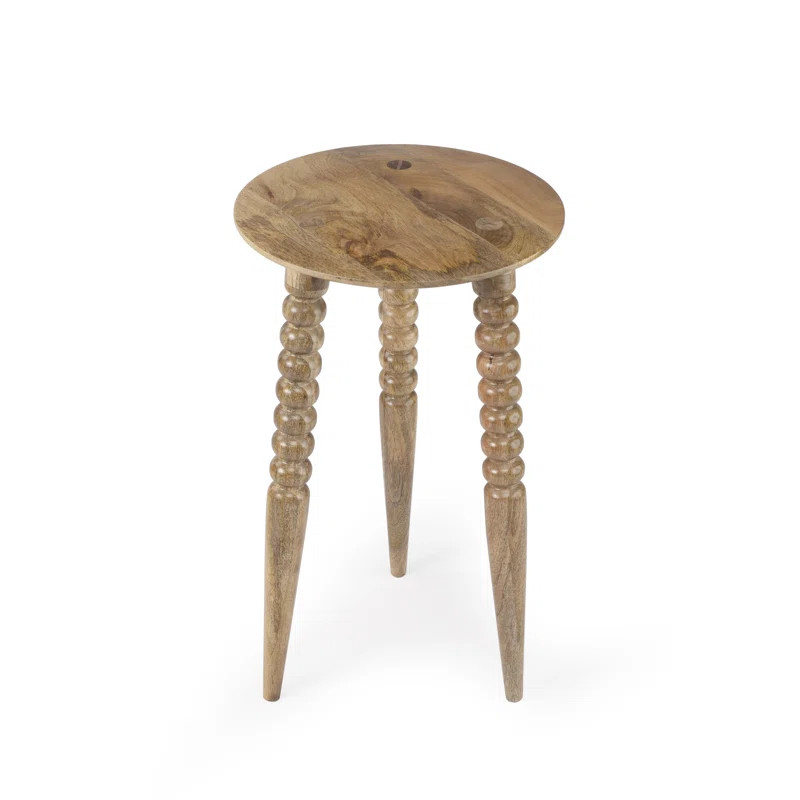 Lessing Solid Wood 3 Legs End Table | Wayfair North America