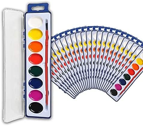 Watercolor Paint Set For Kids and Adults - Bulk Pack of Watercolor sets - 8 Attractive Colors - P... | Amazon (US)