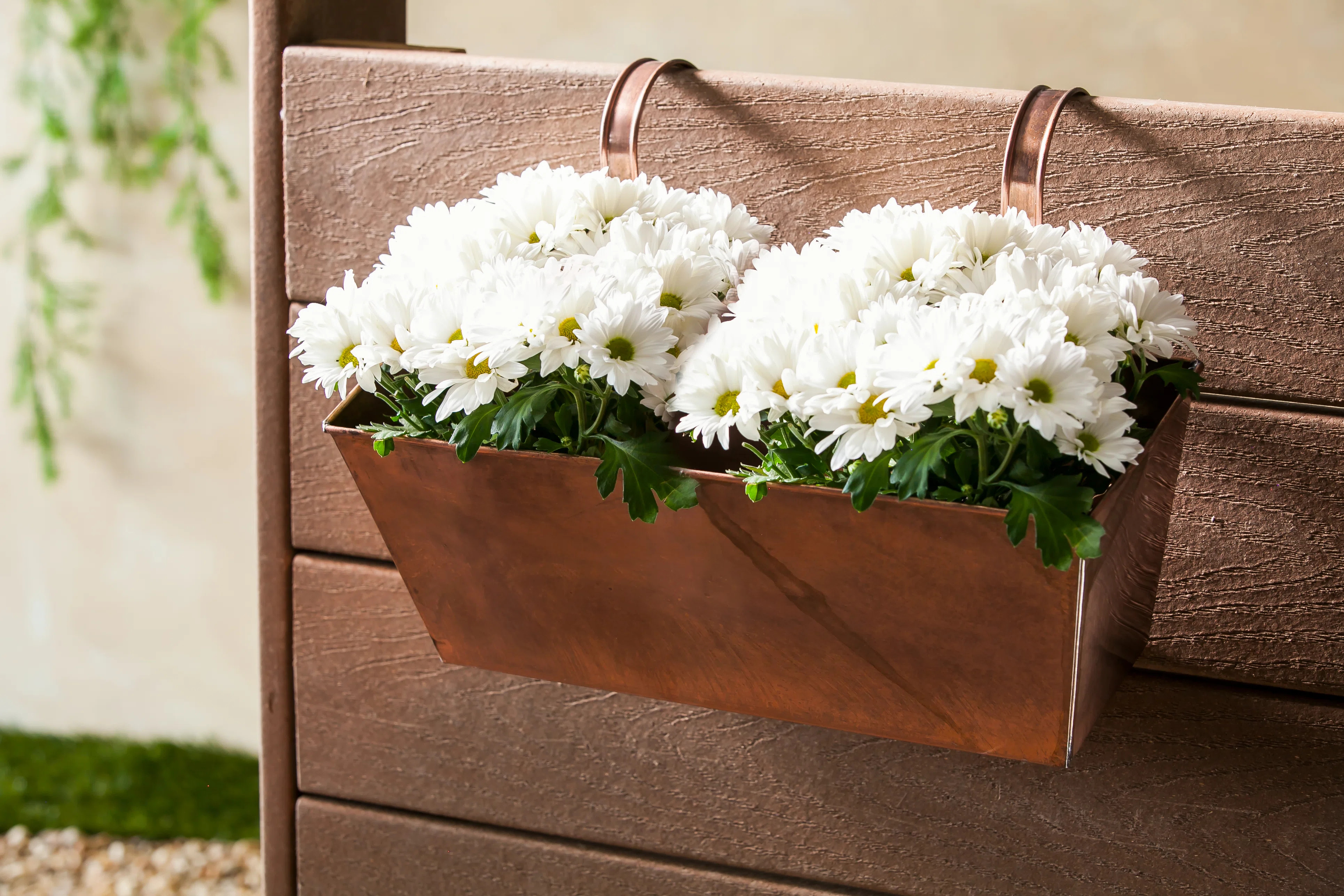 Areyonna 1 - Piece Metal Indoor/Outdoor Window Box Planter | Wayfair North America