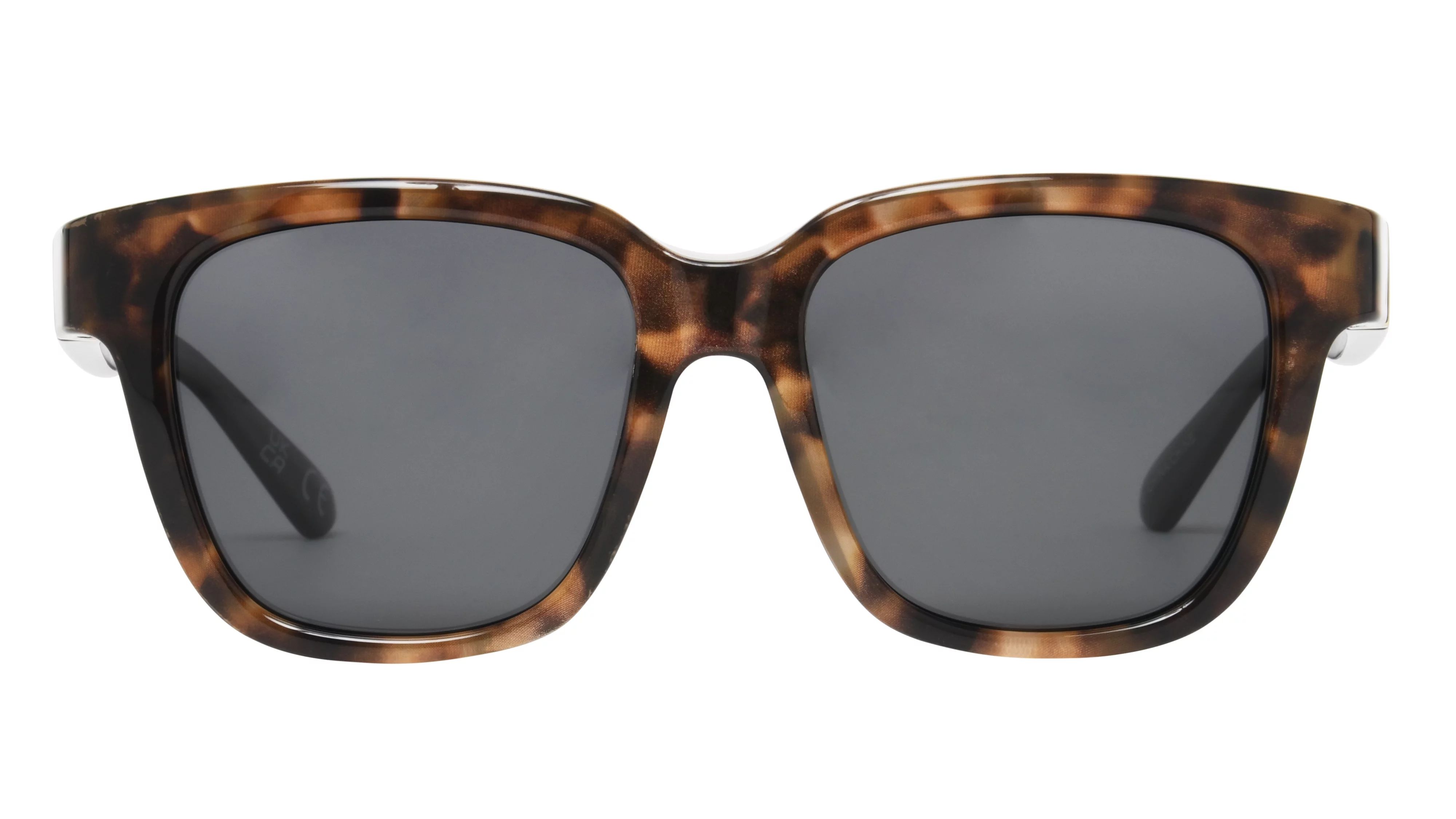 Polar Optics Fashion Women's FO-068 TOR SMK Rectangle Fits over Sunglasses Tortoise | Walmart (US)