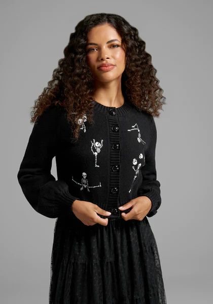 Bone-Breaking Performance Embroidered Cardigan | ModCloth
