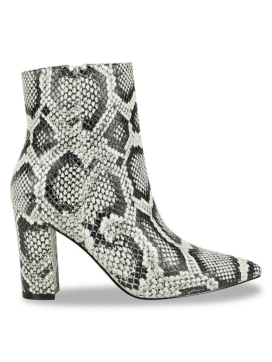 Marc Fisher LTD Women's Ulani 2 Snake-Print Leather Booties - Grey - Size 5.5 | Saks Fifth Avenue OFF 5TH (Pmt risk)