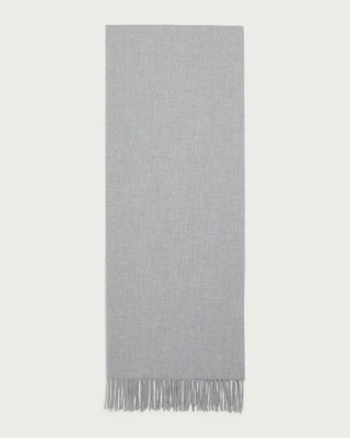 F&F Textured Fringed Scarf in Grey | Tesco F&F