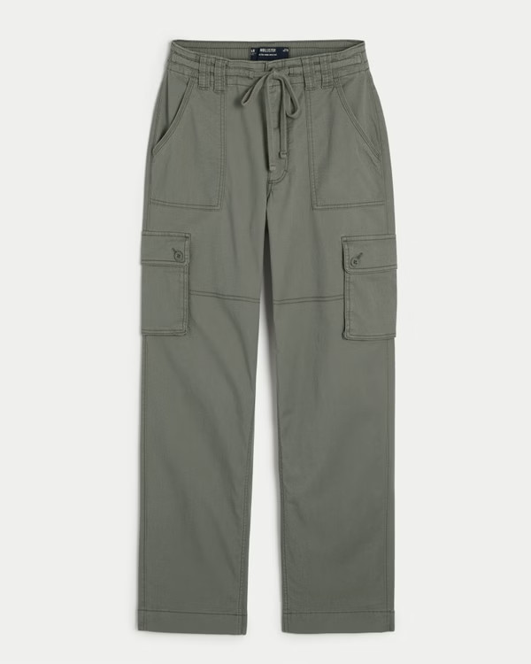 Ultra High-Rise Dad Cargo Pants | Hollister (US)