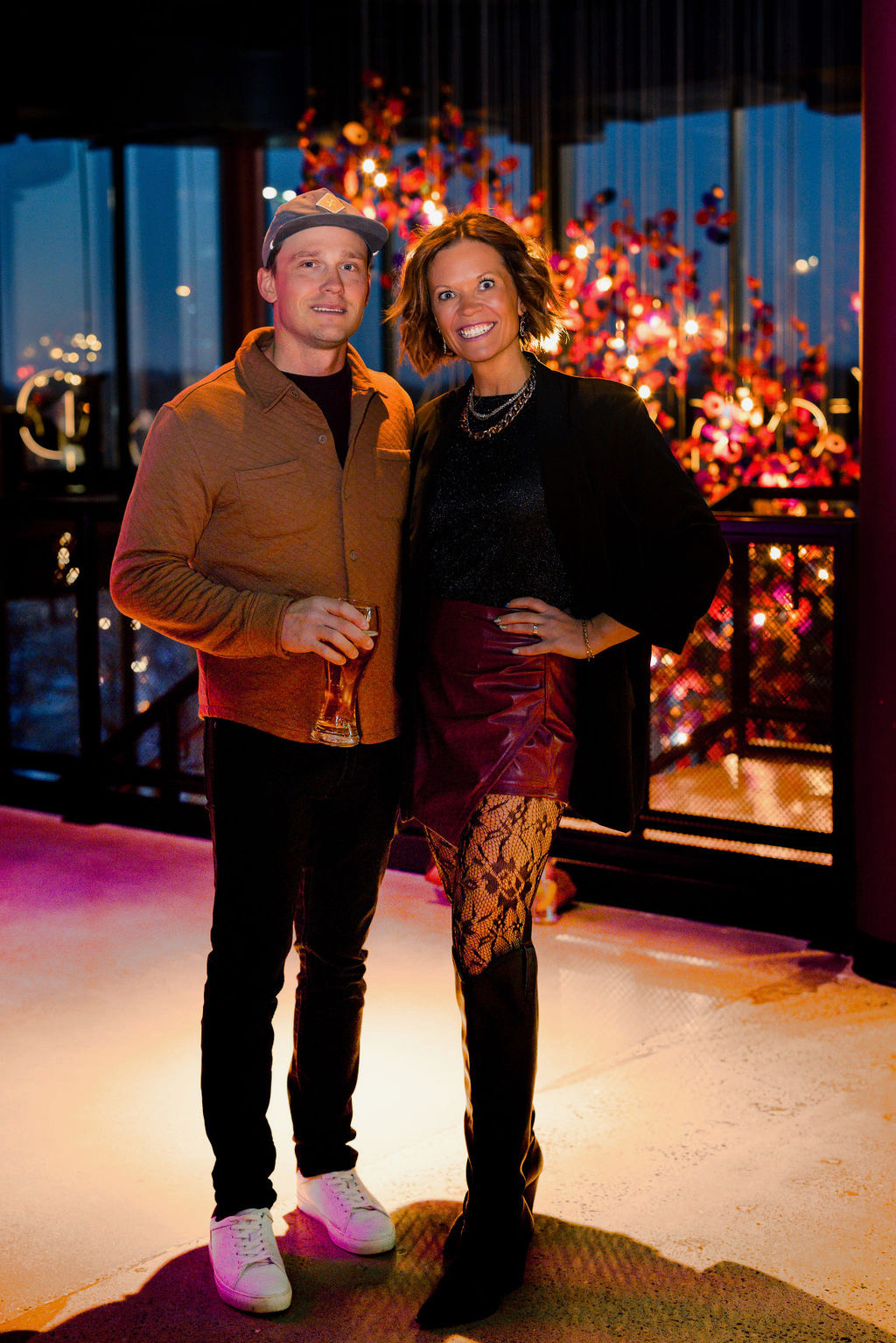 Fun fits for a Holiday event. I'm wearing a small in the skirt, medium in the top, 8 u  shoe. All true to size. I sized up to a large in the jacket for a looser fit. Jamie’s in medium and 30x32 pant. 

 

#LTKHoliday #LTKStyleTip