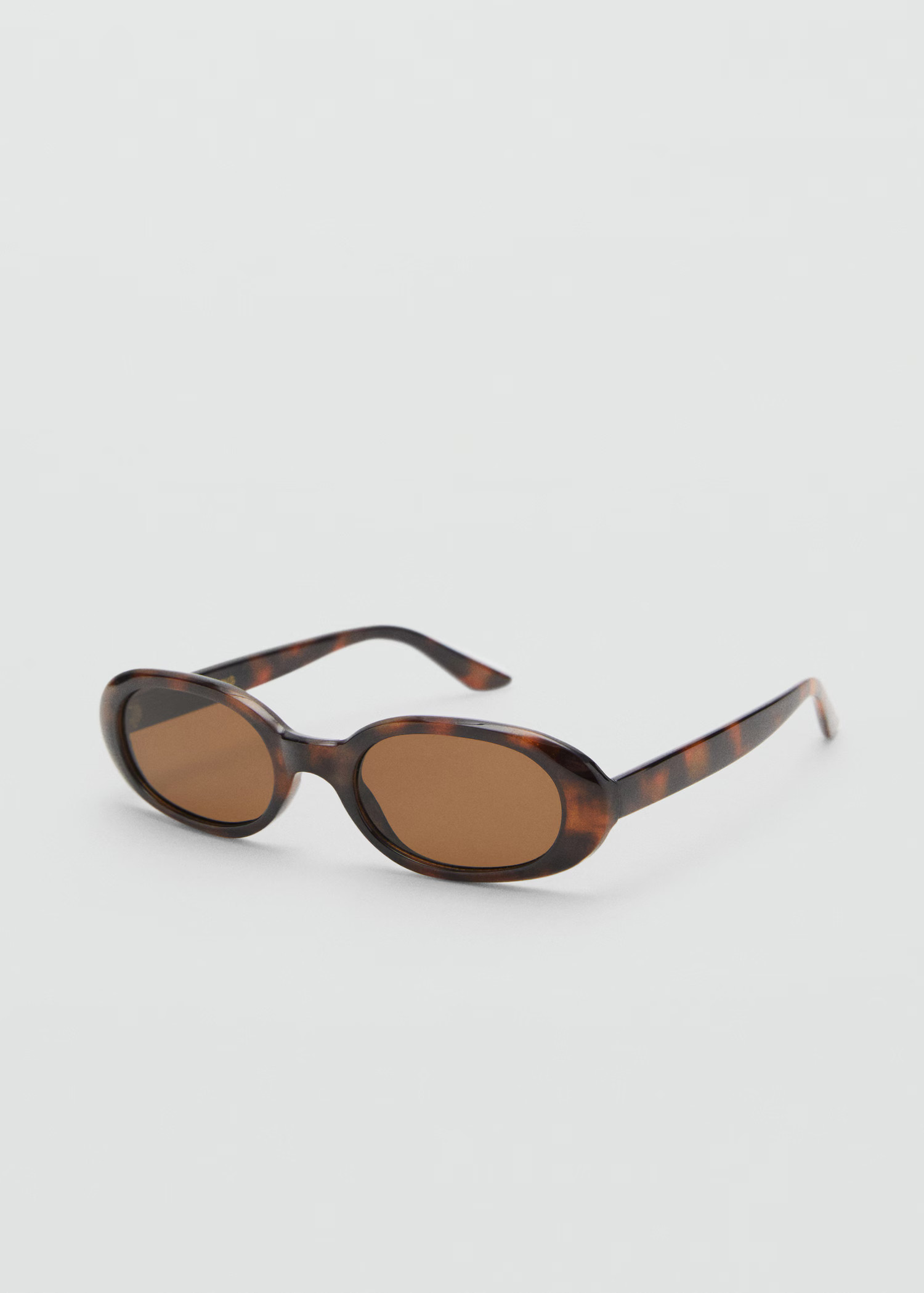 Oval-frame sunglasses | MANGO (UK)