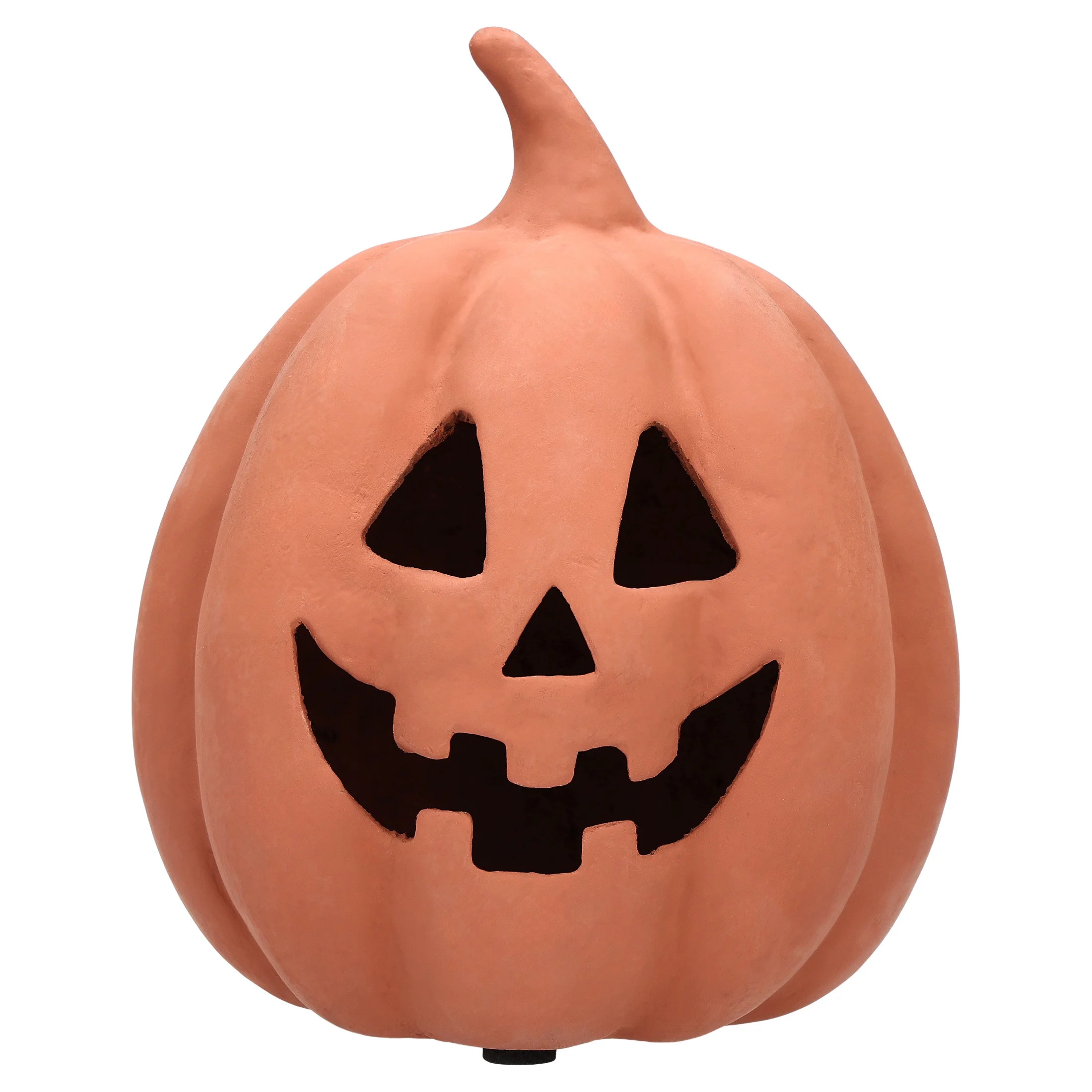Paper Mache Jack-o'-Lantern Decoration, Brown, 8.25", Halloween by Way To Celebrate | Walmart (US)