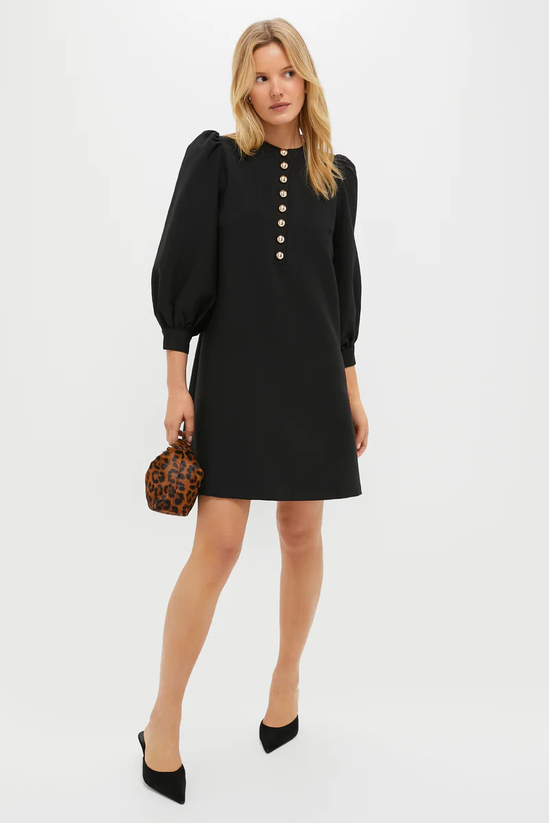Black Crepe Samantha Dress | Tuckernuck (US)