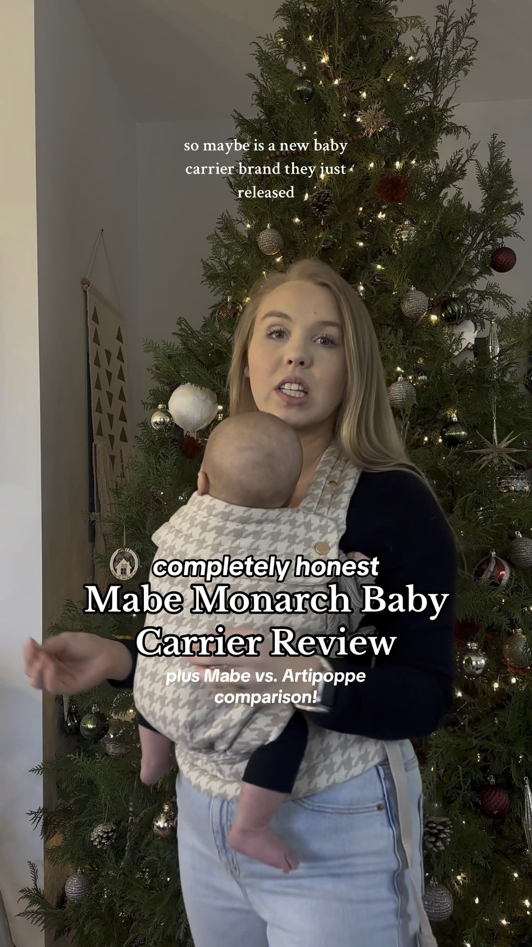 Mabe Monarch Baby Carrier Review 
Mabé Structured Baby Carrier
| full review on YT and TT @whatshianshared 
babywearing | baby carrier | houndstooth | baby registry | must have baby items 

#LTKKids #LTKBaby #LTKBump