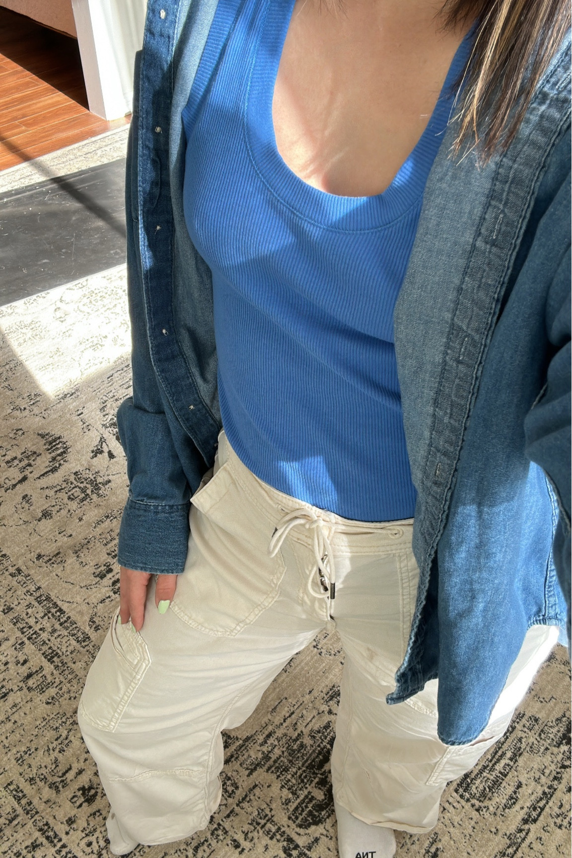 Feeling blue 💙 This tank top is perfect for summer and comes in tons of colors. 

#LTKstyletip #LTKSeasonal #LTKfindsunder100