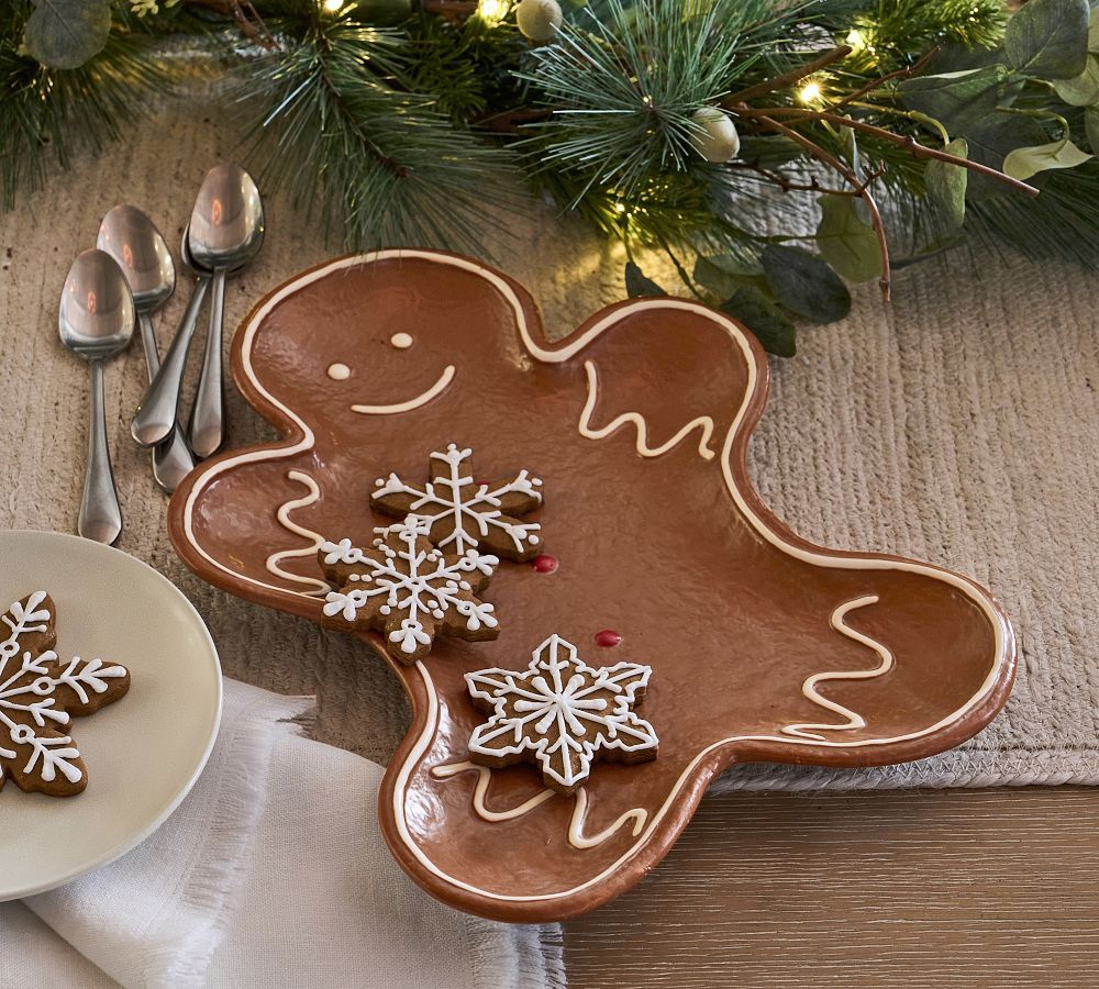Mr. Spice Gingerbread Cookie Platter | Pottery Barn (US)
