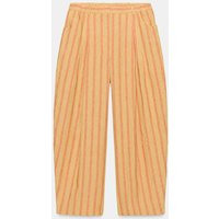 Zara - Zw Collection Striped Linen-Blend Pants - Orange - Xs - Woman | Zara US