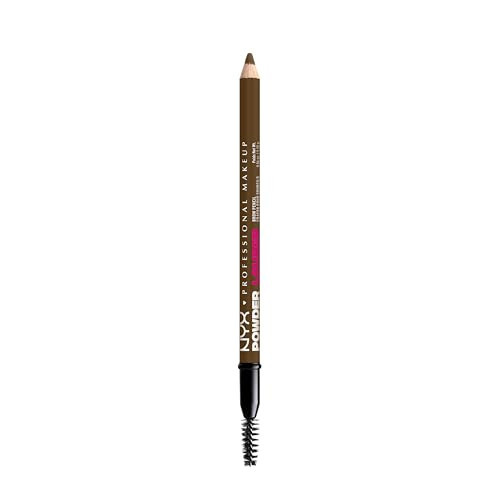 NYX PROFESSIONAL MAKEUP Powder Louder Eyebrow Pencil, Brow Pencil with Buildable Volume For Up To 12HR Wear, Vegan Formula - Soft Brown | Amazon (US)