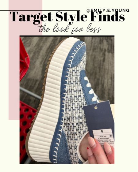 Target finds, look for less, sneakers, spring style 

#LTKSeasonal #LTKstyletip #LTKfindsunder50