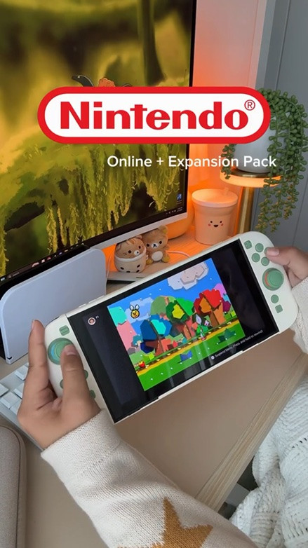 Nostalgia-core is where I’ll stay 🎮👾 @nintendoamerica 

150+ classics - Nintendo Switch Online + Expansion Pack has my whole childhood and I’m not okay ✨

Thank you Nintendo for sending me this! 🫶🏽👾

#n64 #gameboy #nintendoswitchgames #gamecube #gamingreels