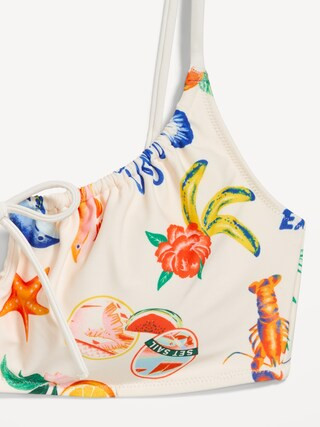 Matte Ruched Bikini Swim Top | Old Navy | Old Navy (US)