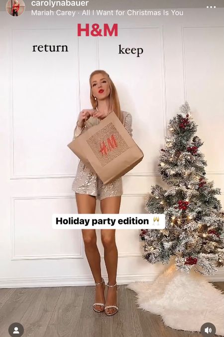 H&M haul holiday / Christmas / NYE outfits 



#LTKGiftGuide #LTKunder100 #LTKHoliday