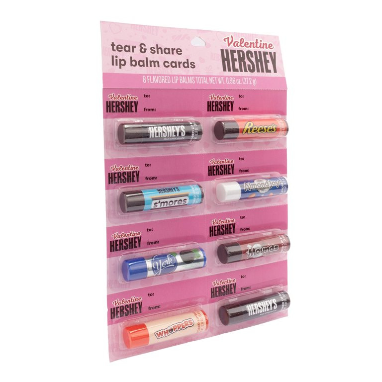 Hershey Tear and Share Lip Balms, 8 Pieces, Multiple Flavors, 3.71 oz | Walmart (US)