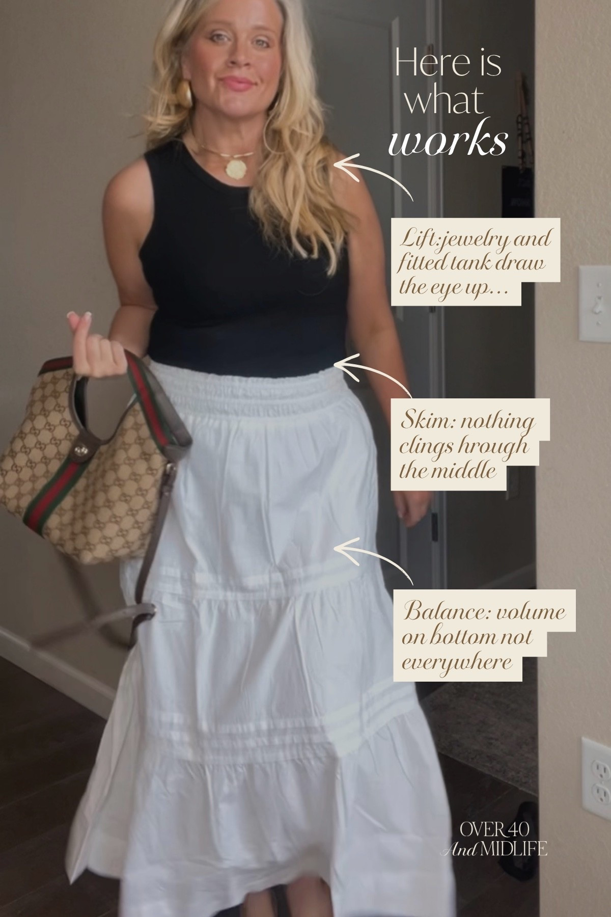  ✨Tap the bell, save and ❤️ for over 40 fashion, midlife style, midsize fashion and luxury looks for less. 

I used to think my outfits stopped working…

Same pieces. Same effort.
But somehow everything felt off.

The pants that should’ve been flattering… weren’t.
The dresses that looked easy… made me feel bigger.

And I couldn’t figure out why.

It wasn’t my body.
It was the way everything was sitting on it.

No structure.
No balance.
Nothing creating shape.

Once I started making small changes… everything shifted.

Adding a little lift.
Letting fabric skim instead of cling.
Balancing the proportions.

That’s it.

This is Outfit Physics.
And once you see it… you can’t unsee it.

Save this so your outfits actually work 🤍
Comment STYLE and I’ll send you my go-to pieces

👑 Helping you look good, feel good
– Lindsey Denver

Spring looks, Midlife style for real women who want to feel confident again. Over 40 fashion and over 50 style that works with changing bodies, perimenopause shifts, and real life. Think midsize fashion, Gen X style and up, body confidence, and mom outfits that feel polished, comfortable, and elevated...because style over 45 and over 50 should feel effortless, not stressful. 


Follow my LTK @Over40andmidlife on the @shop.LTK app to view this post and get my exclusive app-only content!

#liketkit #LTKPlusSize #LTKOver40 #LTKMidsize
@shop.ltk
https://liketk.it/6ar1V