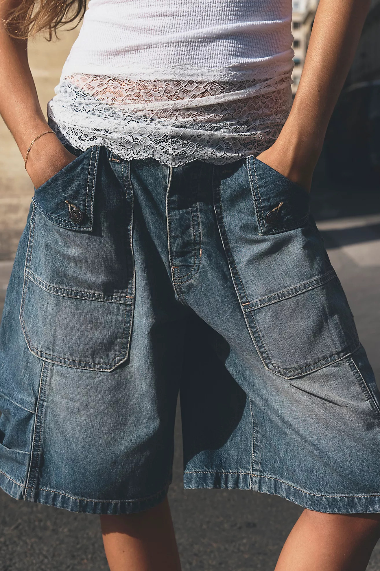 We The Free Mikie Long Shorts | Free People (Global - UK&FR Excluded)