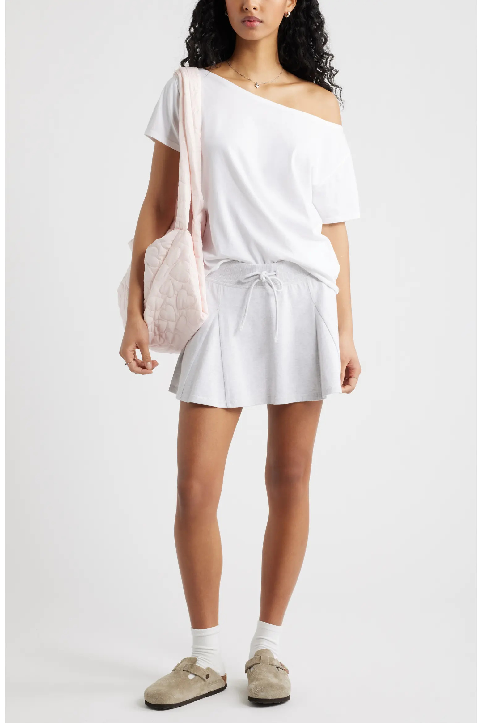 Relaxed Fit Boat Neck Cotton T-Shirt (Women) | Nordstrom | Nordstrom