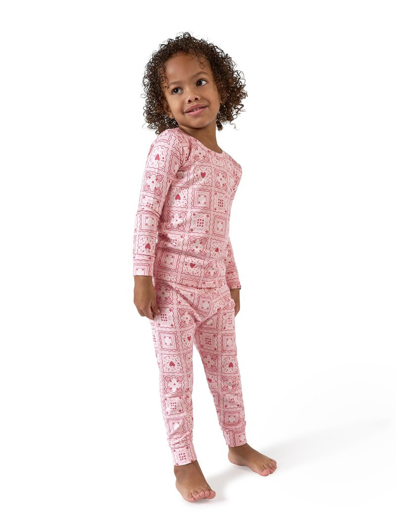 Modern Moments by Gerber Toddler Neutral Valentine´s Day Pajama Set, 2-Piece, Sizes 12M-5T | Walmart (US)