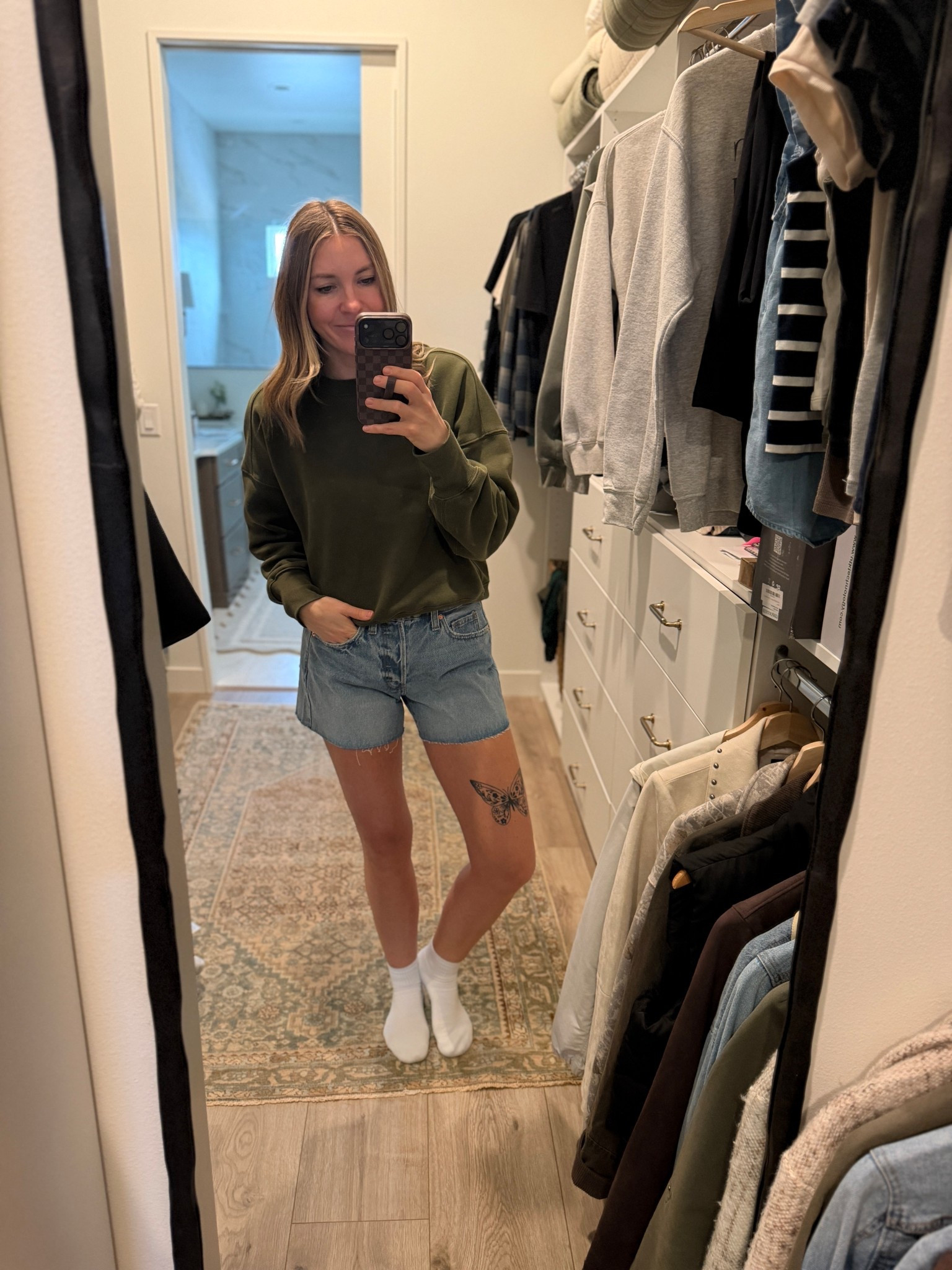 $28 jean shorts from Target!! I swear these look like Abercrombie. They do have an oversized fit (I sized down 1 size to a 2). 

#LTKSaleAlert #LTKSeasonal