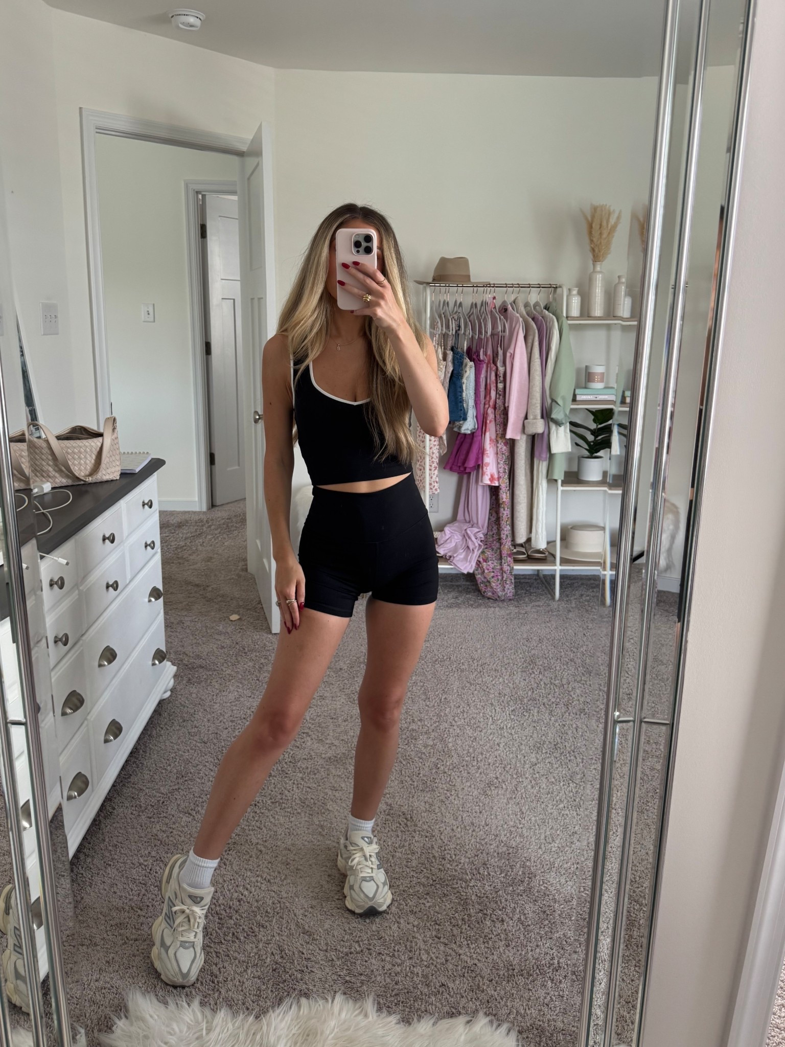 Workout set is on sale! Size xs 

Active set
Workout set 
Matching set
Pilates 
Weightlifting 
Workout ootd
New balance 9060s
sports bra
Biker shorts

#LTKActive #LTKFindsUnder50 #LTKSaleAlert