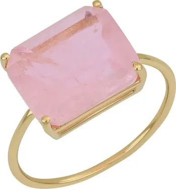 Bony Levy 14K Gold Pink Quartz Statement Ring | Nordstrom | Nordstrom