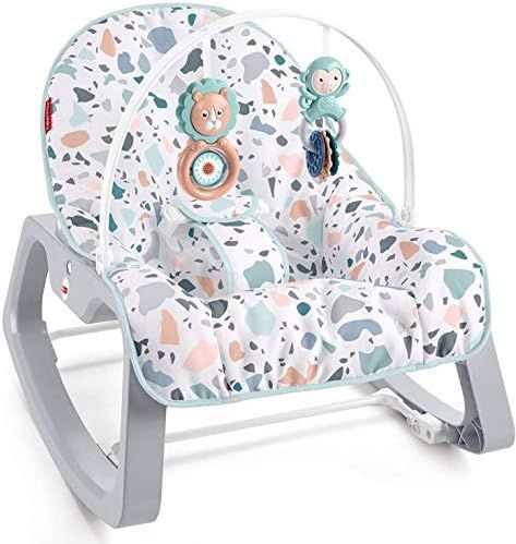 Fisher-Price Infant-to-Toddler Rocker - Pacific Pebble, Portable Baby Seat, Multi | Amazon (US)