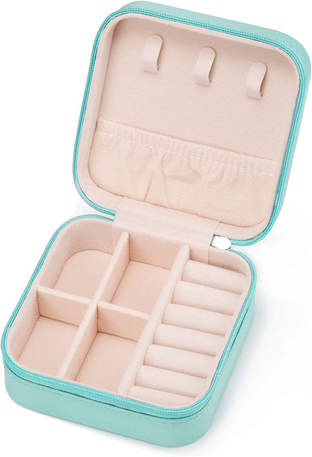 Mini Jewelry Travel Case,Small Jewelry Box,Traveling Jewelry Organizer,Portable Jewellery Storage... | Amazon (US)