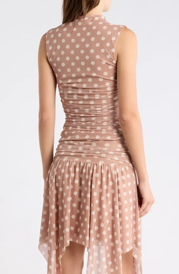 AFRM LOS ANGELES Kinsley Ruched Mesh Top | Nordstromrack | Nordstrom Rack